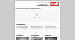 Desktop Screenshot of alami-gmbh.de